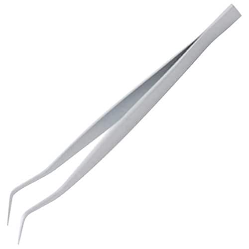 藤原産業 SK11 ステンレスピンセット クラフト用 ツル首型 160mm NO.45 1本（ご注文単位1本）【直送品】