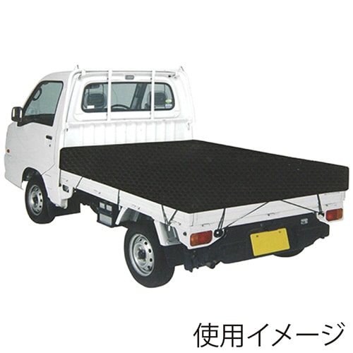 藤原産業 SK11 軽トラックシート 彩色 1900×2100mm ブラック SKS-C1921BK 1個（ご注文単位1個）【直送品】