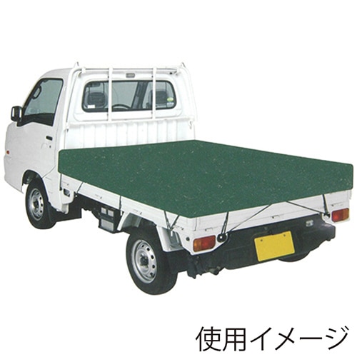 藤原産業 SK11 軽トラックシート 帆布 グリーン SKS-H1821GR 1個（ご注文単位1個）【直送品】