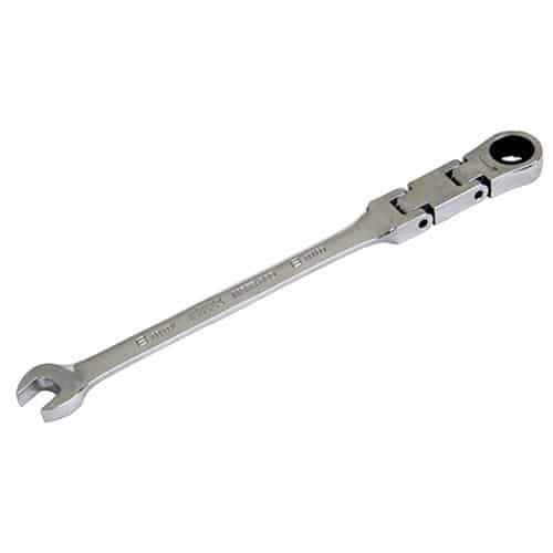 藤原産業 SK11 ダブルジョイントラチェットレンチ 8mm MSFR-08D 1本（ご注文単位1本）【直送品】
