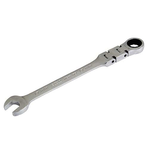 藤原産業 SK11 ダブルジョイントラチェットレンチ 17mm MSFR-17D 1本（ご注文単位1本）【直送品】