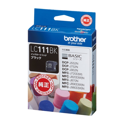LC111BK インクカートリッジ LC111BK 1個 (ご注文単位1個)【直送品】