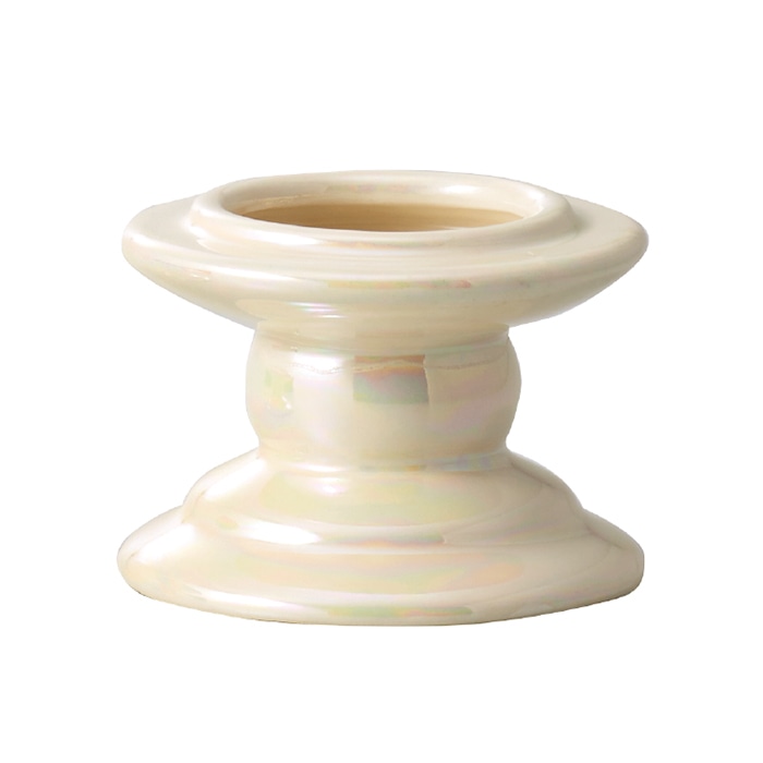 クレイ 陶器 ツヅミ パールアイボリー 159-502-314 1個（ご注文単位1個）【直送品】