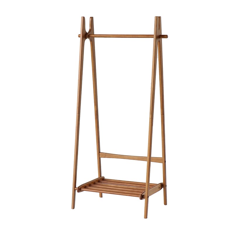 市場 ラック Folding Hanger Rack ブラウン H-3713BR 1台(ご注文単位1台)【直送品】