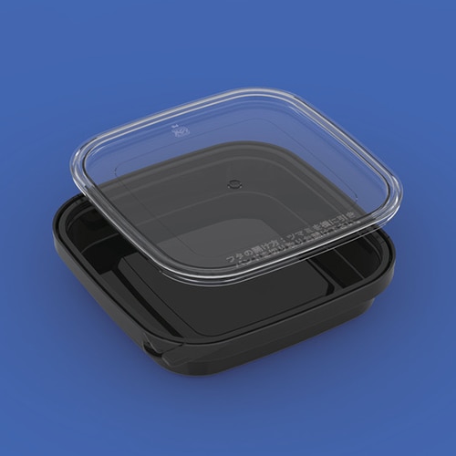 サンコー 食品パッケージ サンケース フタセット K100-2 200239-01 1個(ご注文単位500個)【直送品】