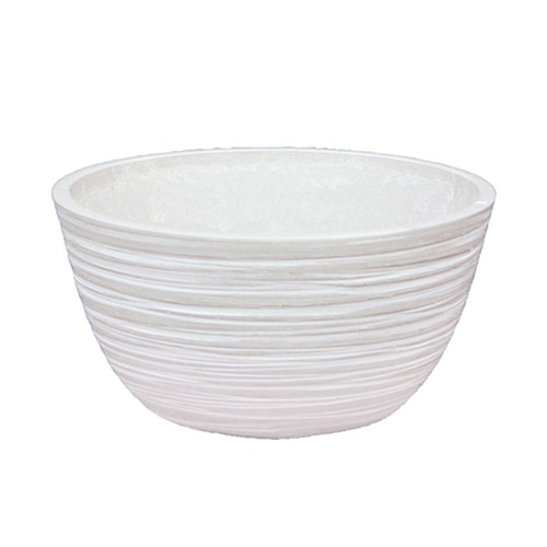 大橋新治商店 プラスチックポット ガルボ ラウンドS ホワイト 57-2126 1個（ご注文単位1個）【直送品】