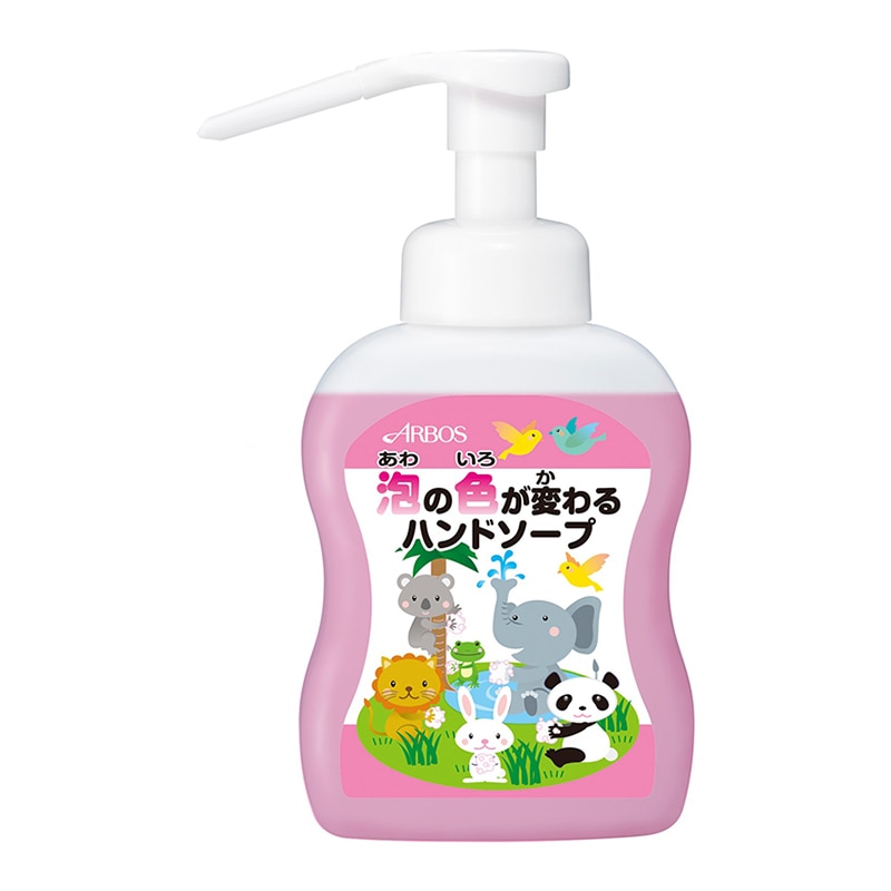 アルボース 薬用泡ハンドソープ 泡の色が変わるハンドソープ 500ml 1本(ご注文単位24本)【直送品】