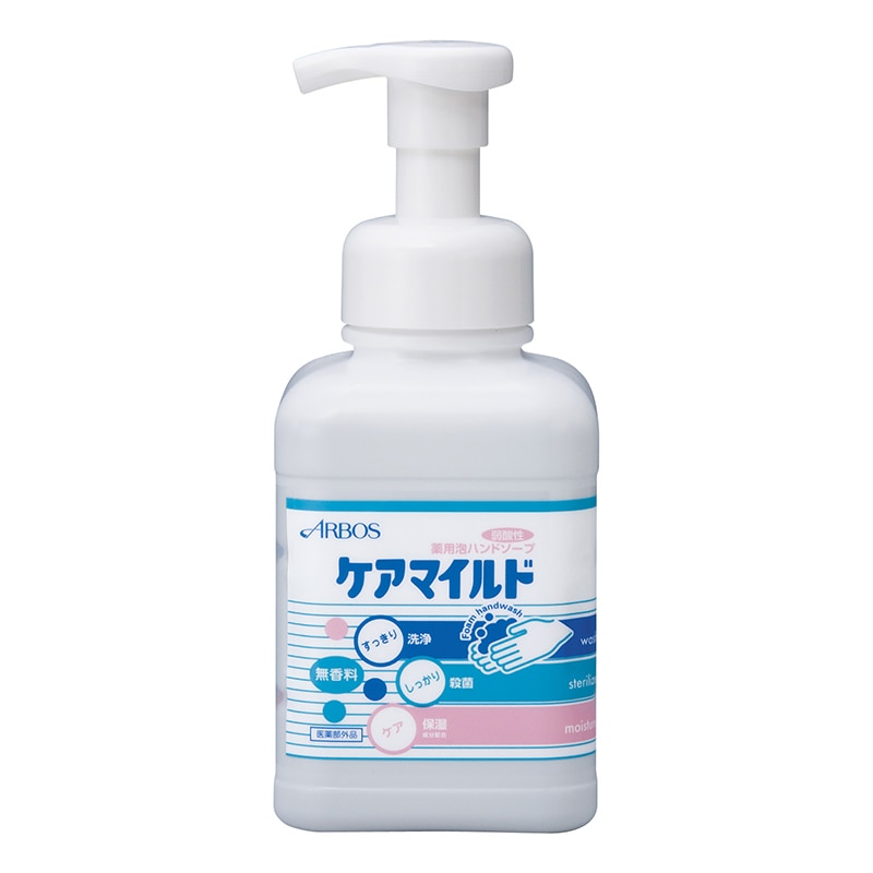 アルボース 薬用泡ハンドソープ ケアマイルド 500ml 無香料 1本(ご注文単位24本)【直送品】