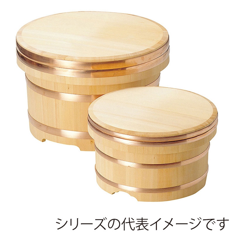 ヤマコー 椹 江戸びつ 約4升 約φ39cm 04108 1個(ご注文単位1個)【直送品】
