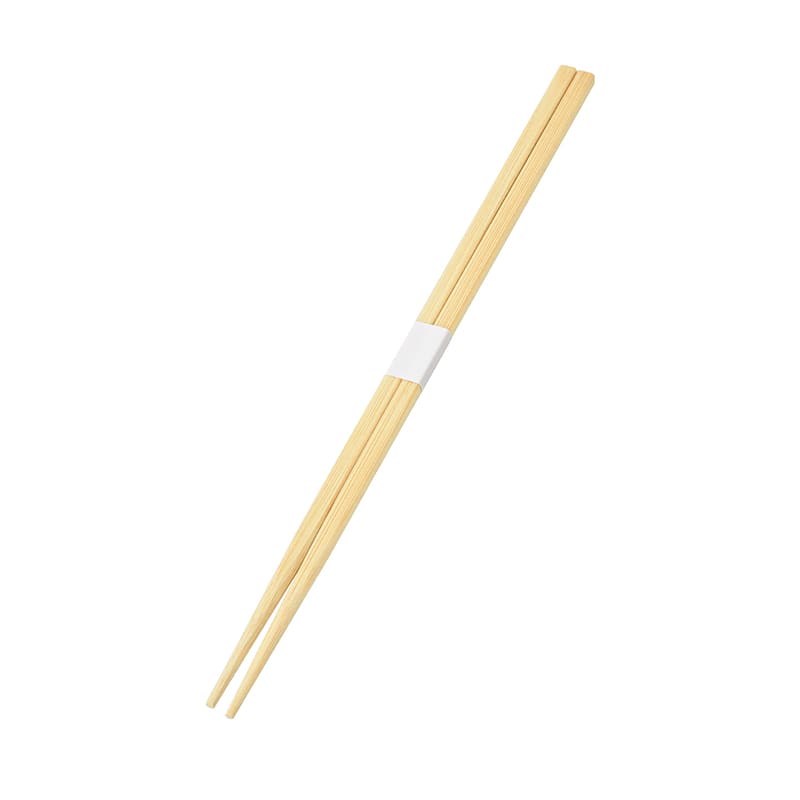 ヤマコー 白竹箸　角 100膳入 23607 1袋（ご注文単位1袋）【直送品】