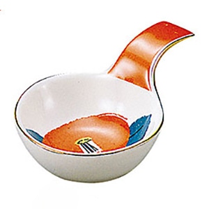 ヤマコー 陶器　ミニレンゲ珍味入　椿  26607 1個（ご注文単位1個）【直送品】