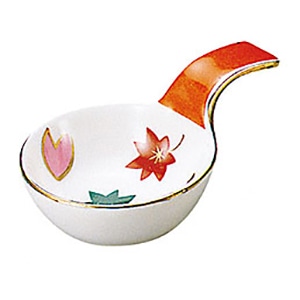 ヤマコー 陶器　ミニレンゲ珍味入　春秋  26608 1個（ご注文単位1個）【直送品】