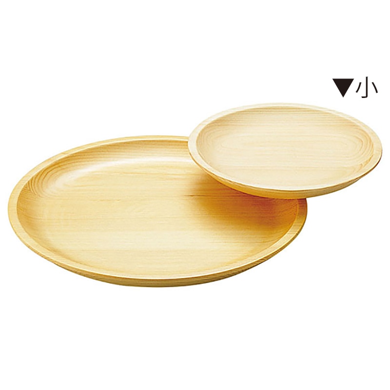ヤマコー 檜 丸皿 小東濃ひのき 32186 1個(ご注文単位1個)【直送品】