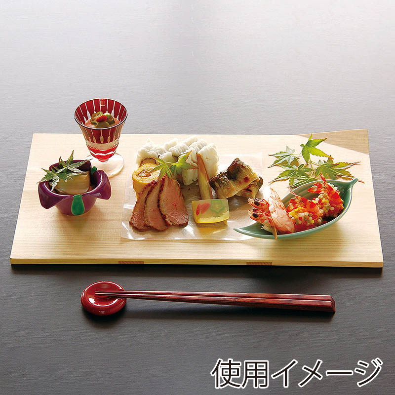 ヤマコー 隅折敷皿 桧 32248 1個(ご注文単位1個)【直送品】
