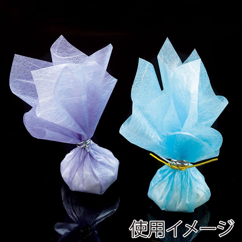 ヤマコー 両面ラミ敷紙 水色 10cm角 100枚入 65771 1パック(ご注文単位1パック)【直送品】