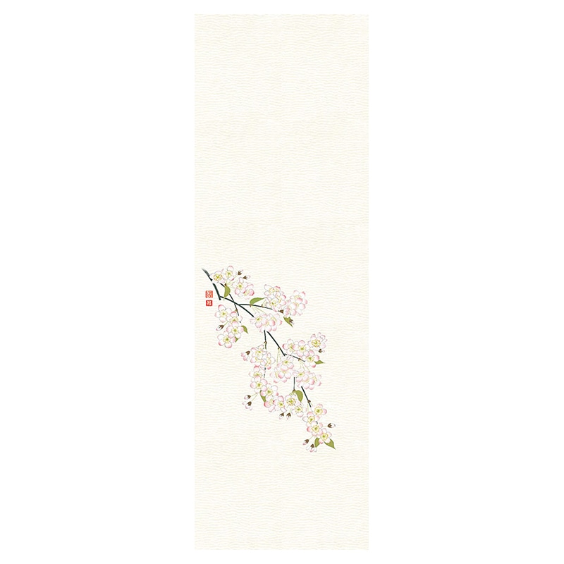 ヤマコー おもてな紙お膳掛紙　桜 100枚入 66809 1パック（ご注文単位1パック）【直送品】