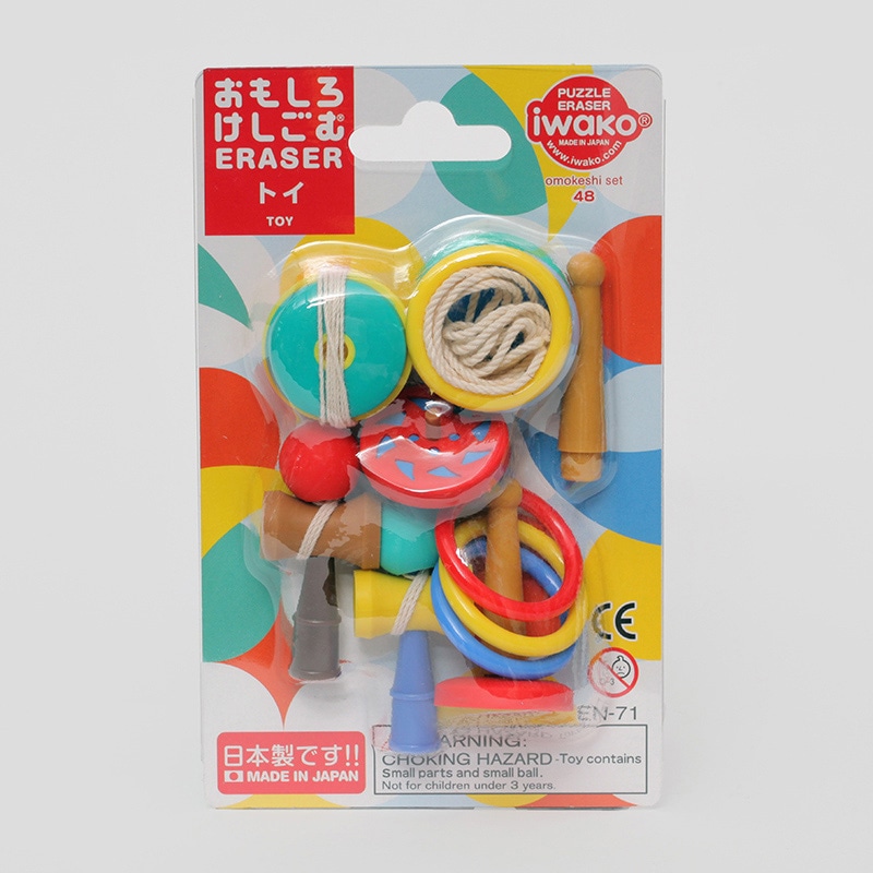 イワコー ブリスターパック消しゴム トイ ER-BRI053 1個（ご注文単位10個）【直送品】