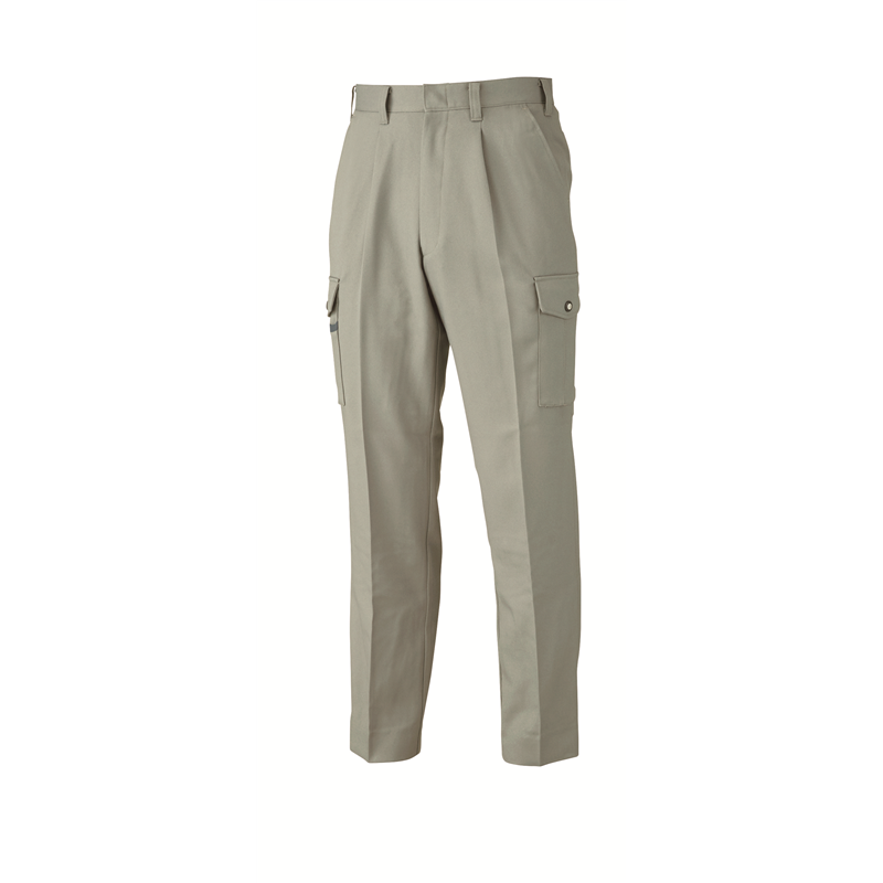 ジーベック メンズ カーゴパンツ 105 モスグリーン 4993 1枚（ご注文単位1枚）【直送品】