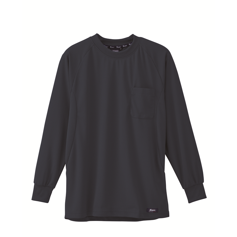 ジーベック 男女兼用 長袖Tシャツ 3L コン 6123 1枚（ご注文単位1枚）【直送品】