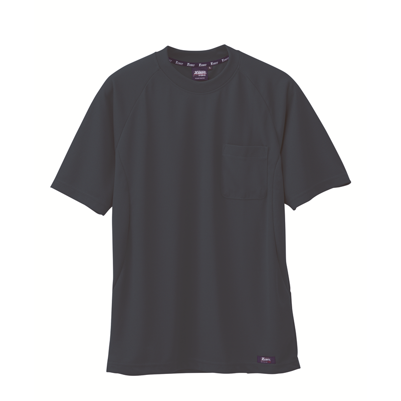 ジーベック 男女兼用 半袖Tシャツ LL アラスカグリーン 6124 1枚（ご注文単位1枚）【直送品】