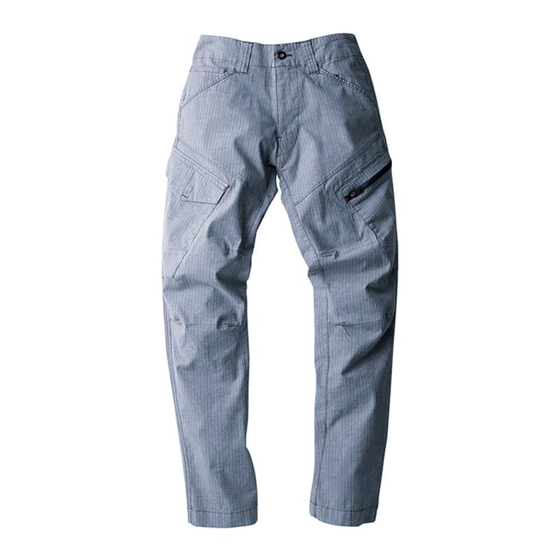 ジーベック メンズ カーゴパンツ S 杢ブルー 2296 1枚（ご注文単位1枚）【直送品】