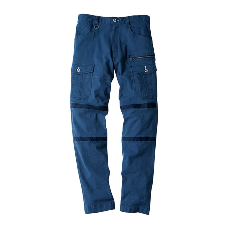 ジーベック メンズ カーゴパンツ L ネイビーブルー 2256 1枚（ご注文単位1枚）【直送品】