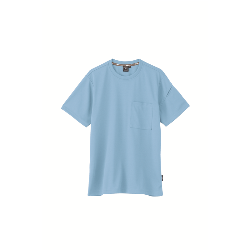 ジーベック 男女兼用 半袖Tシャツ SS サックス 6044 1枚（ご注文単位1枚）【直送品】