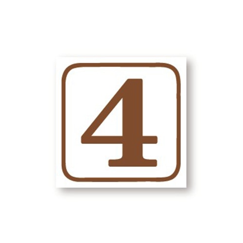 金久 POPシール 号数表示シール<4> SK-754 1束(ご注文単位1束)【直送品】