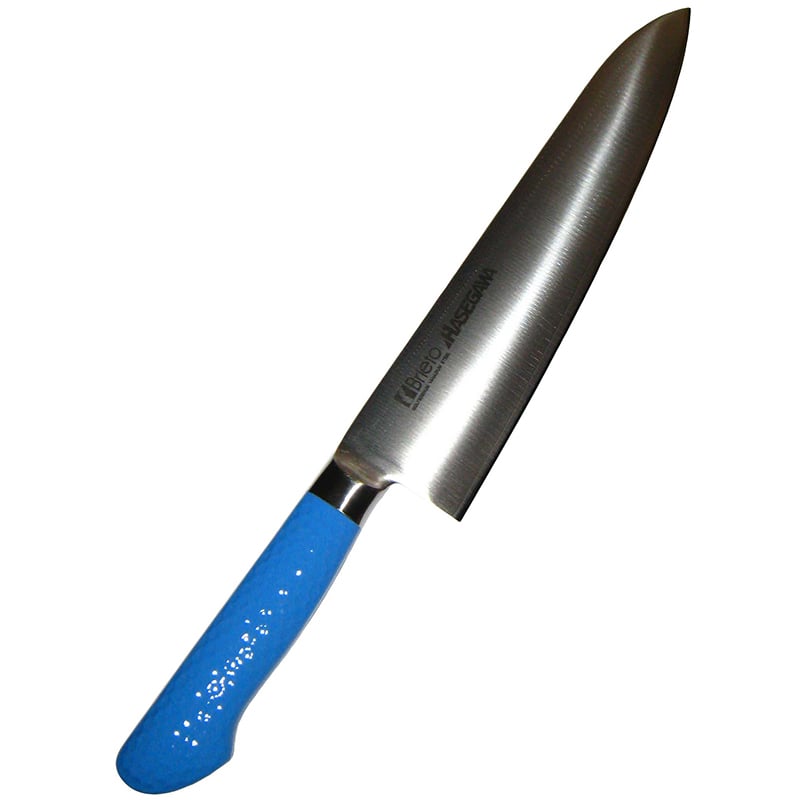 ハセガワ抗菌カラー庖丁牛刀MGK-2727cmブルー 1個(ご注文単位1個)【直送品】