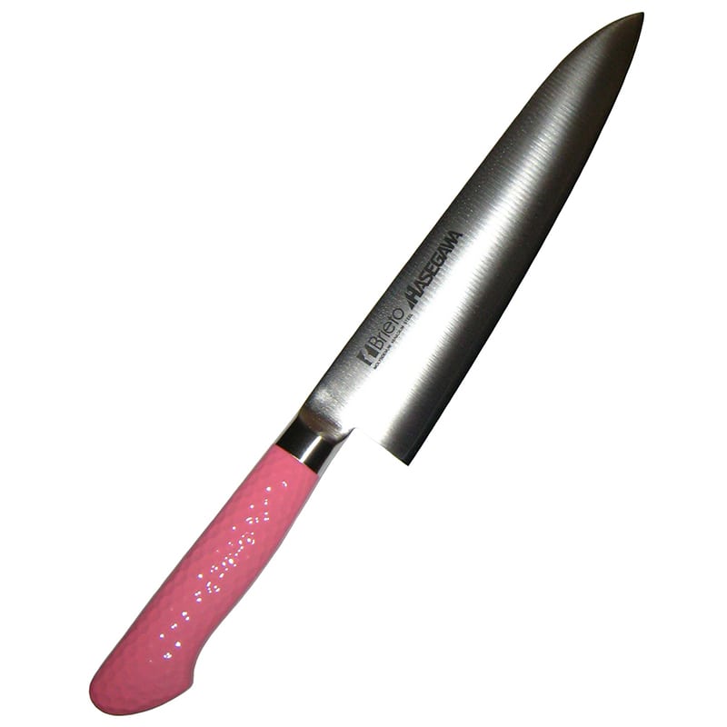 ハセガワ抗菌カラー庖丁牛刀MGK-2424cmピンク 1個(ご注文単位1個)【直送品】