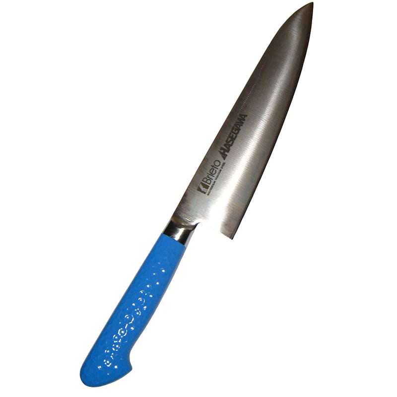 ハセガワ抗菌カラー庖丁牛刀MGK-2121cmブルー 1個(ご注文単位1個)【直送品】