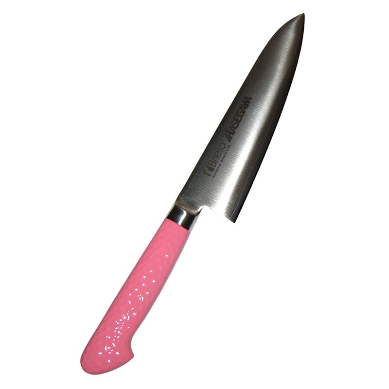 ハセガワ抗菌カラー庖丁牛刀MGK-1818cmピンク 1個(ご注文単位1個)【直送品】