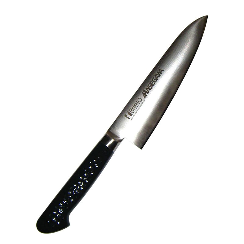 ハセガワ抗菌カラー庖丁牛刀MGK-1818cmブラック 1個(ご注文単位1個)【直送品】