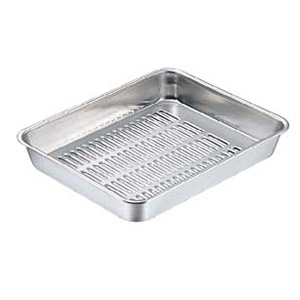 クローバー 18-8 水切バット 15枚取 1個(ご注文単位1個)【直送品】