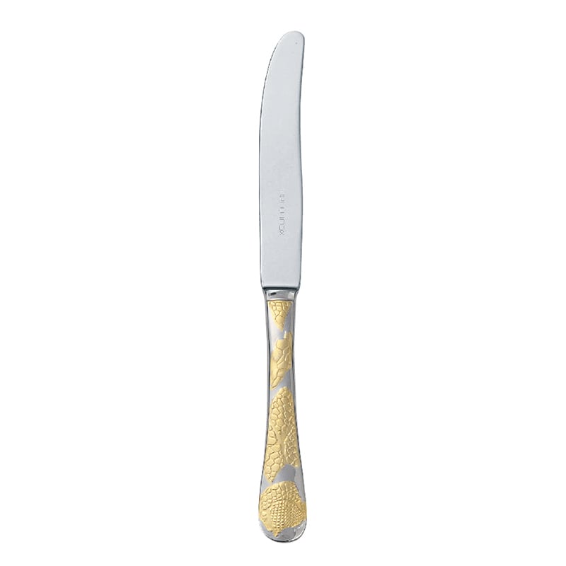 ミヤザキ食器 ベロ イノックス センスゴールド テーブルナイフ BI0819TBK 1個（ご注文単位12個）【直送品】