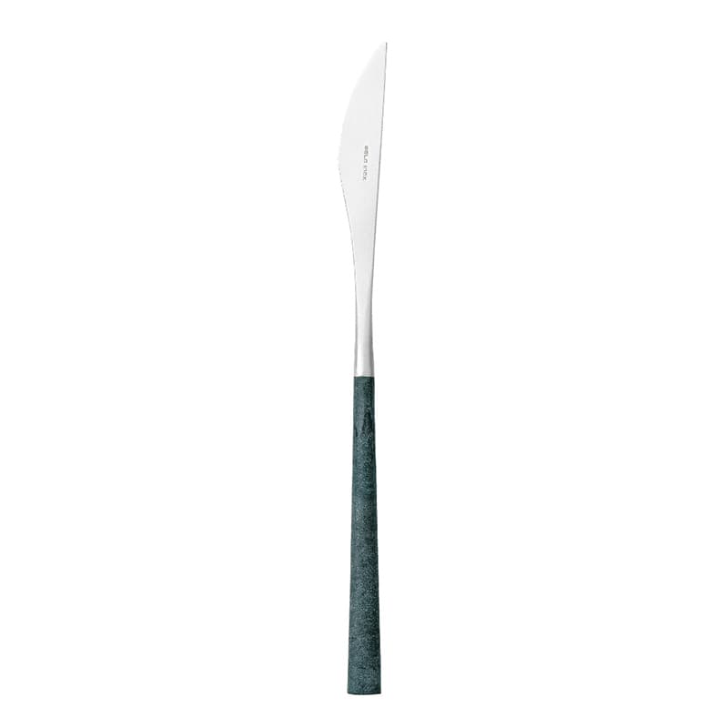 ミヤザキ食器 ベロ イノックス ポーラ マーブル テーブルナイフ マット／フォレストグリーン BI1409TBK 1個（ご注文単位12個）【直送品】