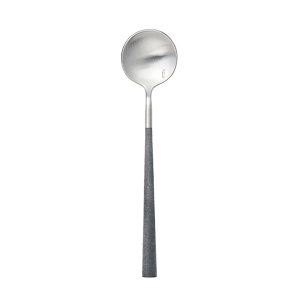 ミヤザキ食器 ベロ イノックス ポーラ ティースプーン マット/グレー BI1509TS 1個(ご注文単位12個)【直送品】