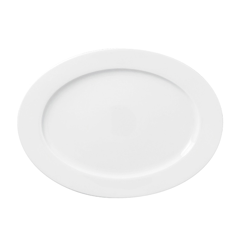 ミヤザキ食器 ラック ポーセレン アクセス オーバルプレート 28cm ホワイト RA28311ACWH 1個(ご注文単位12個)【直送品】