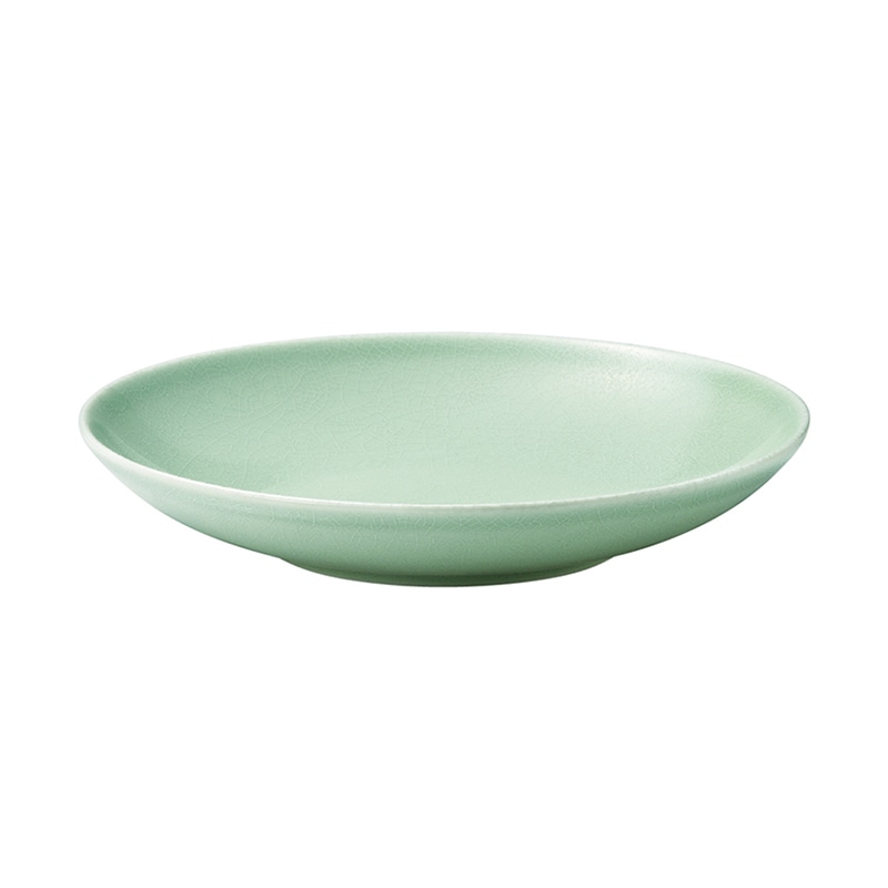 ミヤザキ食器 ラック ポーセレン ヴィンテージ クーププレート 22cm グリーン RA22002VNGR 1個（ご注文単位12個）【直送品】