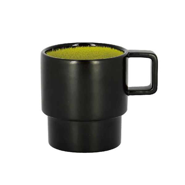 ミヤザキ食器 ラック ポーセレン ファイヤー スタッカブルコーヒーカップ 210cc グリーン RA01704FIGR 1個(ご注文単位12個)【直送品】