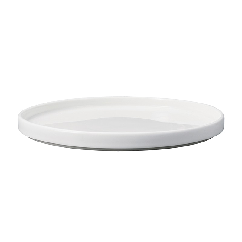 ミヤザキ食器 ラック ポーセレン ノルディック スタッカブルプレート 浅 27cm RA27701NRWH 1個（ご注文単位6個）【直送品】