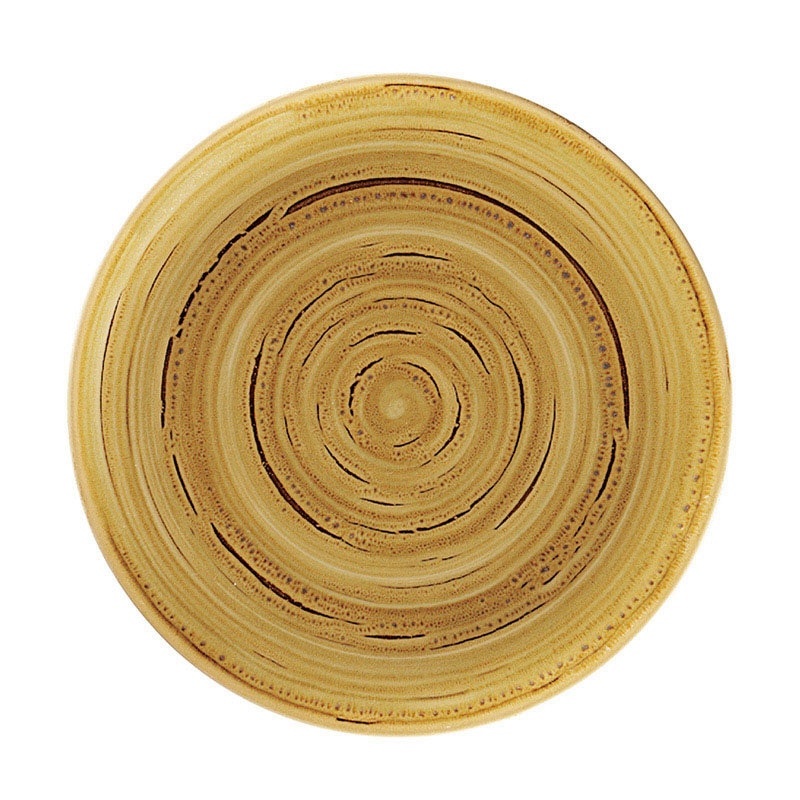 ミヤザキ食器 ラック ポーセレン スポット フラットプレート 24cm クリーム RA24001SPCR 1個（ご注文単位12個）【直送品】