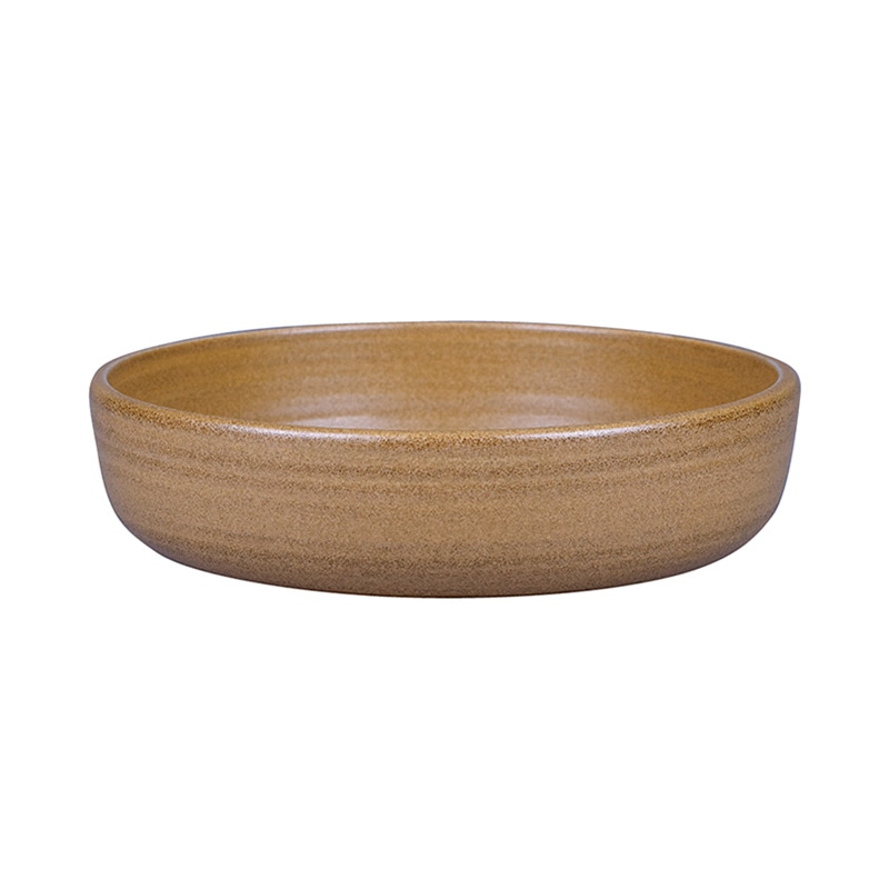 ミヤザキ食器 ラック ポーセレン イーズセルバ ローボール 20cm ブラウン RA20203ESBR 1個(ご注文単位4個)【直送品】