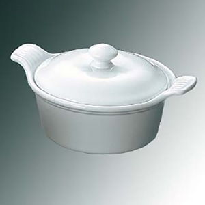 ロイヤル キャセロール NO.618 18cm ホワイト 1個(ご注文単位1個)【直送品】