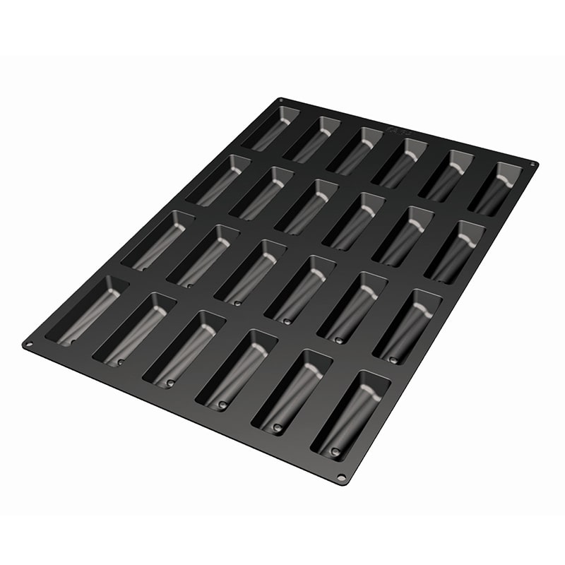 パシフィック洋行　製菓シリコン型　フルート 24取 2SI-SQ040　1個（ご注文単位1個）【直送品】