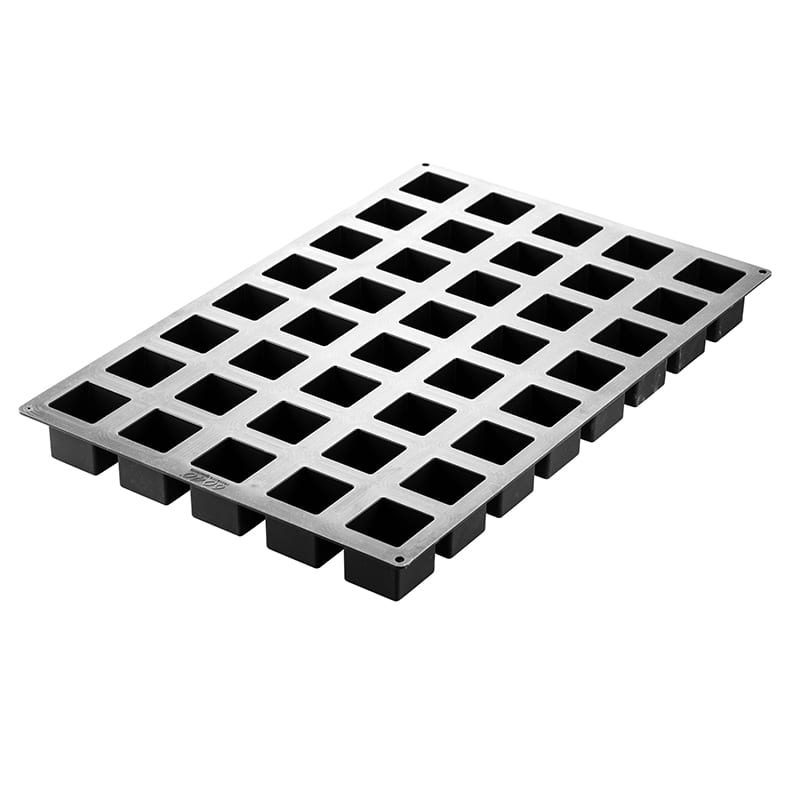パシフィック洋行　製菓シリコン型　キューブ 40取 2SI-SQ081　1個（ご注文単位1個）【直送品】