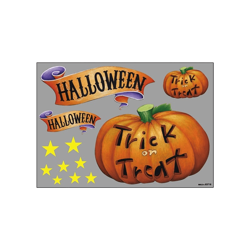 ハロウィンウィンドウシール