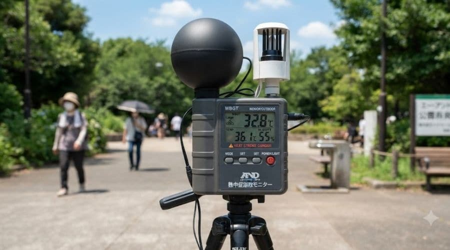 現在の熱中症指数（WBGT）を確認・測定する方法
