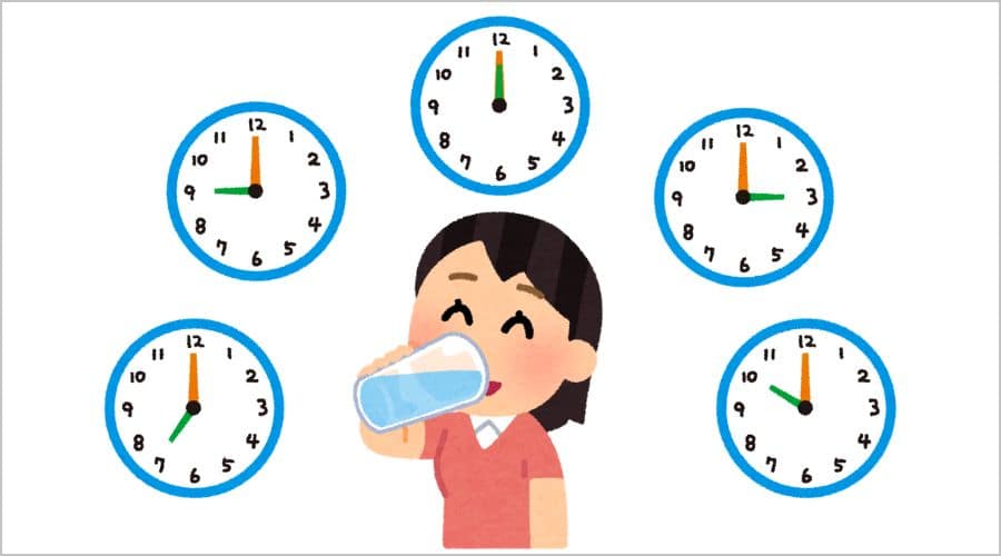 こまめな摂取タイミングの工夫