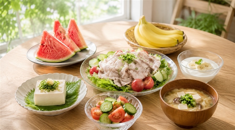 熱中症が起こる原因と食事の役割